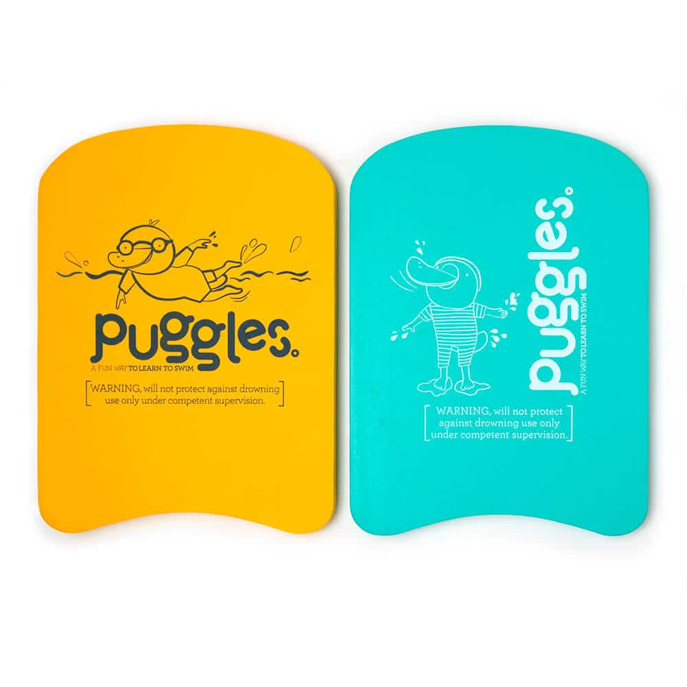 Puggles Swim Kickboards Set of Four Fun Pool Toys for Kids Deaf