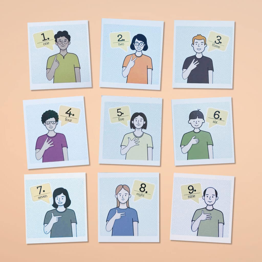 Shop Count with Me – Numbers 1 to 10 Fridge Magnets (4 Sets of 10)