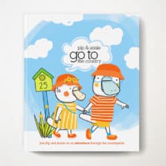 Large 'Pip & Annie Go To The Country' Storybook